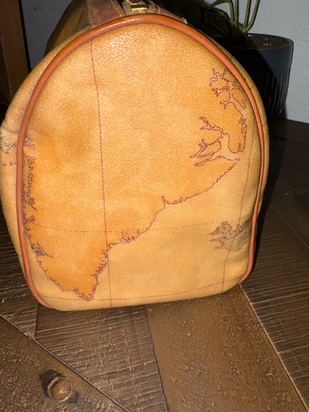 SOLD unlisted - Alviero Martini 1ª Classe Geo Map Travel Duffle & Matching Bag - Picture 9 of 13